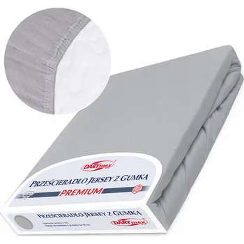 Prostěradlo Prostěradlo bavlněné s gumou 160x200 JERSEY VYSOKÁ GRAMÁŽ popelavé