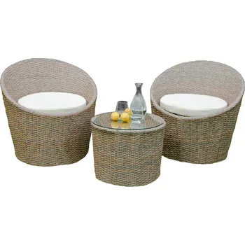 Zahradní sestava Bello Giardino Zahradní nábytek z ratanu sestava MODICO přírodní hnědá Giardino