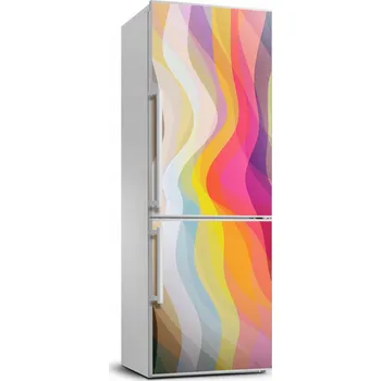 Fototapeta Samolepka na lednici - Abstraktní vlny 70x190 cm