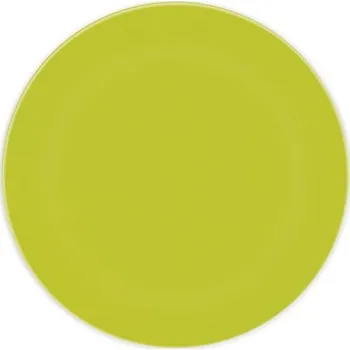 Talíř TALÍŘKY OPAKOVANĚ POUŽITELNÉ LIME PLASTOVÉ 20 CM