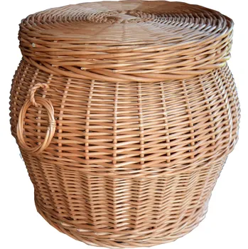 Koš na prádlo Koš na prádlo proutěný hnědý
