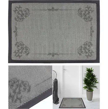 Protiskluzová rohožka 3D s okrajem, pevná, pevná, 60x90 Elsimone