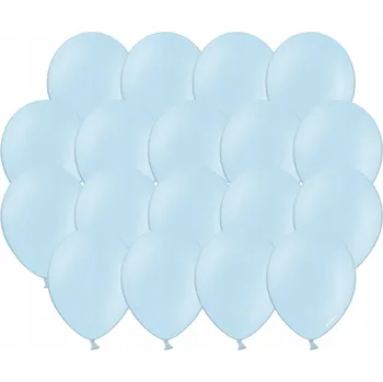 Balónek Latexové balónky PartyDeco Pastelově modrá (Sky Blue) 12" 100 kusů