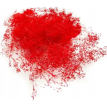 umělá květina Stabilizovaná Latnatá Sádra MINI - (gypsophila) - Červená