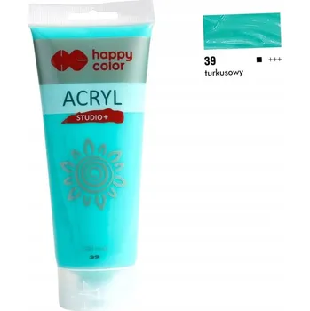 Vodová barva Akrylové barvy Happy Color modrá 1 ks 200 ml