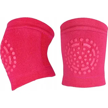 Chránič nohou Dětské protiskluzové nákoleníky na lezení, amarantové, Milusie