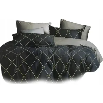 Povlečení KOMPLET 200x220 POVLEČENÍ SATÉNOVÉ 3 Č. +2 POVLAKY 70x80 MIKROVLÁKNO KORUNY