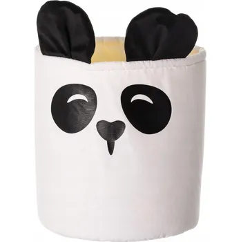 úložný prostor na hračky Yellow Tipi Koš na hračky Happy Band - černý