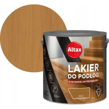 barva a nátěr na dřevo Lak na podlahy 2,5L hnědý polomatný ALTAX