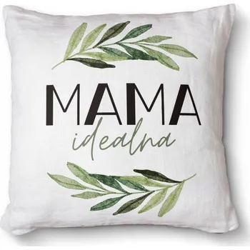 Obraz Měkký foto polštář s s potiskem jako dárek 40x40 cm - Super máma