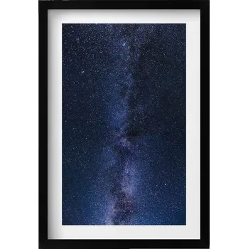 Obraz Dekorativní nástěnný obraz v rámu do obýváku Fotografie vesmíru a hvězd 40x60 cm