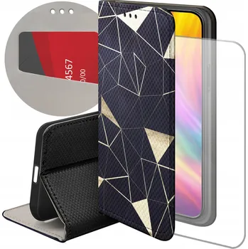 Pouzdro na mobilní telefon Flipové pouzdro Hello Case pro Samsung Galaxy A32 4G zlaté