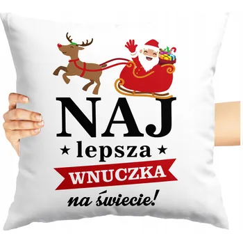 Polštář POLŠTÁŘ PRO VNUKA VÁNOČNÍ K VÁNOCŮM