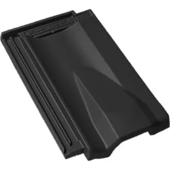 Střešní krytina Taška odvětrávací BMI BRAMAC Topas 13 glazura – černá