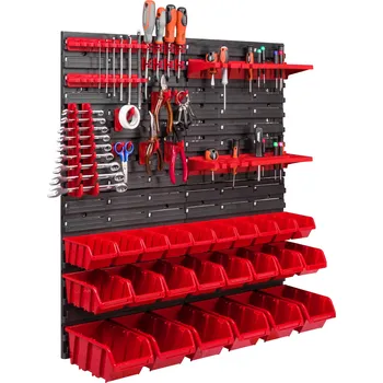 Obraz Dílenská nástěnná deska / panel na nářadí 78 x 78 cm