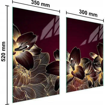 Kuchyňské prkénko Krájecí deska TMK ArtDeko sklo 2 ks