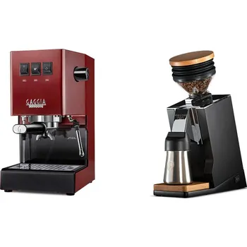 Kávovar Gaggia Classic E24, red + Eureka Mignon Single Dose PRO, Black …