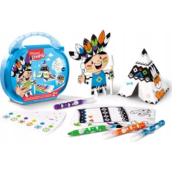 Vrták Kufr Indiánská Vesnice Vigvam Maped Creativ