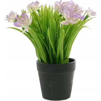 umělá květina UMĚLÉ KVĚTY V KVĚTINÁČI 25 cm RŮZNÉ DRUHY