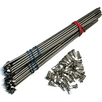 Sada paprsků (výplet) kol Jawa Pérák zadní kolo, nerez