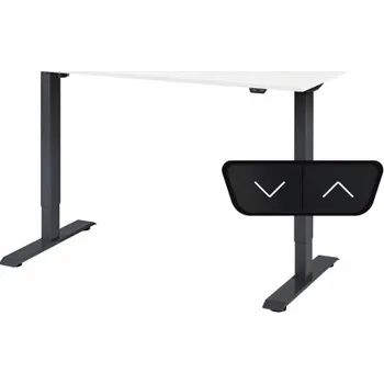 Psací stůl Obdélníkový psací stůl ProErgo 160 x 80 x 121 cm černý