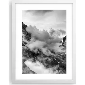 Obraz Obraz plakát v bílém rámu do obýváku 30x40 krajina plakáty na zeď