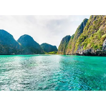 Obraz Obraz Na Plátně Panorama Moře a Hor 100x70