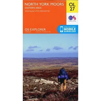 Encyklopedie North York Moors - Eastern Area - Ordnance Survey [EN] (2015, Skládaná mapa, Ordnance Survey)