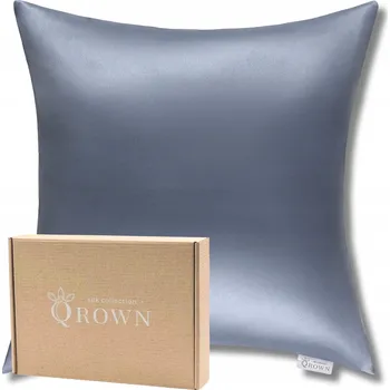 Povlak na dekorativní polštářek Qrown povlak na polštářek 40 x 40 cm Šedomodrá