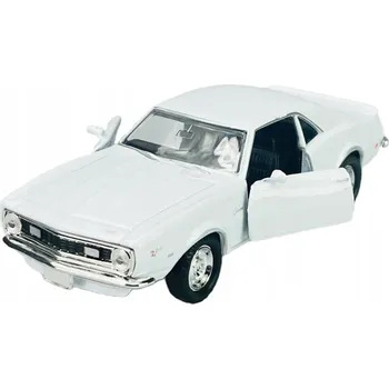autíčko WELLY OLD TIMER 1968 CHEVROLET CAMARO Z28 BÍLÝ 1:34 NOVÝ KOVOVÝ MODEL