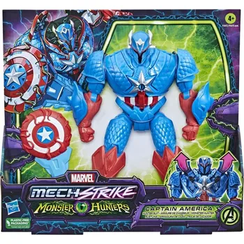 Figurka MARVEL MECH STRIKE MONSTER HUNTERS KAPITÁN AMERIKA