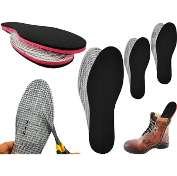 Vložka do bot 3x PL Vložky SUPER TEPLÉ Zimní Vlna Plst ALUTERM Nepromokavé 32-46