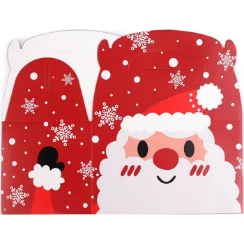 Vánoční dekorace Vánoční dárková krabička sob, Mikuláš Varianta: 2 červená Mikuláš, Balení: 1 ks