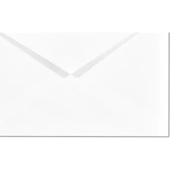 Obálka Obálky B6 Acquerello Bianco s bílými proužky - 25 Ks.