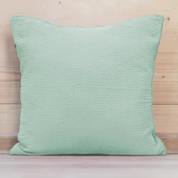 Povlak na polštářek Mušelínový povlak na polštář MSN-020 Pastelově šalvějový 50 x 60 cm