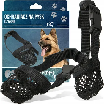 Náhubek pro psa NÁHUBEK PRO PSA XS FYZIOLOGICKÝ LÁTKOVÝ SÍŤOVANÝ PROTI POŽÍRÁNÍ ODPADKŮ