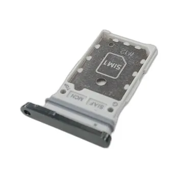 Držák (šuplík) SIM Samsung S911, S916, S918 Galaxy S23 5G, S23 Plus, S23 Ultra green