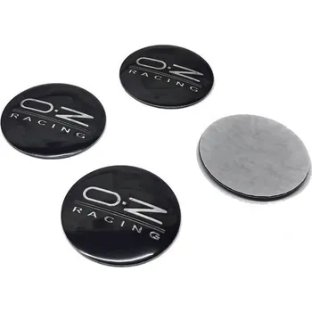 Poklice na kolo OZ racing znaky na poklice -alu kola černý 60 mm