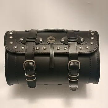 Moto bunda MALÝ, PRAKTICKÝ BRAŠNA KOŽENÝ KUFR 40, HLADKÝ MOTO