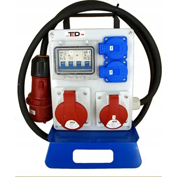 Rozvaděč Staveništní rozvaděč přenosný 16A+32A+ 2 x 230V modrá