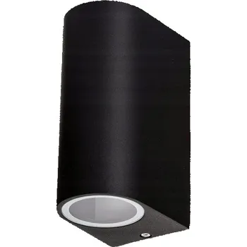 Venkovní osvětlení Venkovní nástěnné svítidlo 2x GU10 ČERNÉ O