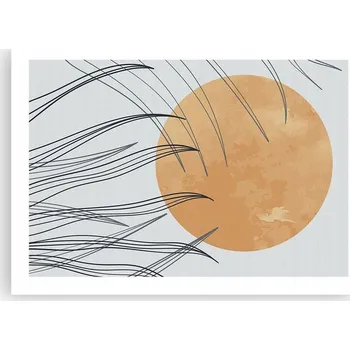 Obraz Plakát bez rámu do obýváku ložnice 70x50 slunce moderní módní obraz