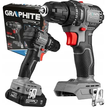 Vrtačka GRAPHITE Bezuhlíkový Aku Vrtačka 55Nm 10mm 18V Energy+ 58GE139