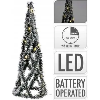 Vánoční dekorace Světelný řetěz Koopman 40 cm na baterie, zelený