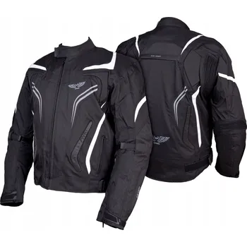 Moto bunda Textilní motocyklová bunda L&J Rypard Viper černá 4XL