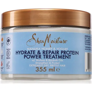 Vlasová regenerace Shea Moisture Manuka Honey & Yogurt Masque hydratační maska na vlasy s proteiny 355 ml
