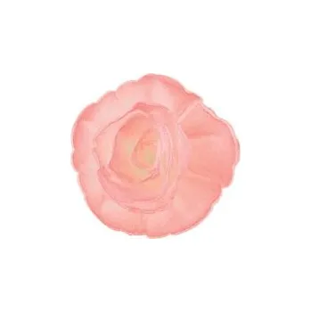 Jedlá dekorace na dort Dekorace oplatková - Růže malá 30 mm, sv.růžová, 3 ks