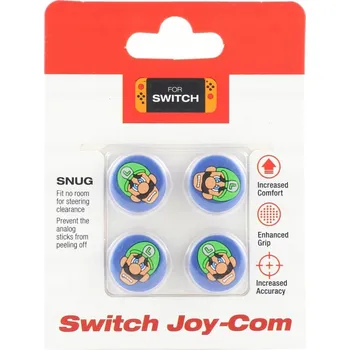 Herní konzole GUMOVÉ NÁSTAVCE / KRYTKY ANALOGŮ PRO NINTENDO SWITCH / NS OLED LITE MARIO LUIGI 4x