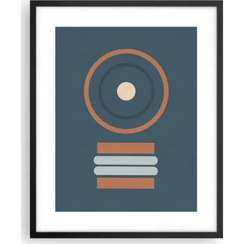 Obraz Obraz plakát na zeď v černém rámu 40x50 abstrakce plakáty do obýváku