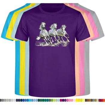 panske-levne-bavlnene-tricko-potisk-tri-bile-kone Barva: Purple - purpurová, velikost: XS